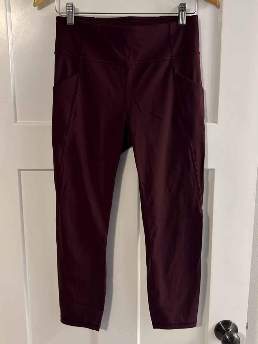 Lululemon Women’s High-Rise Pocket Leggings in Deep Burgundy
